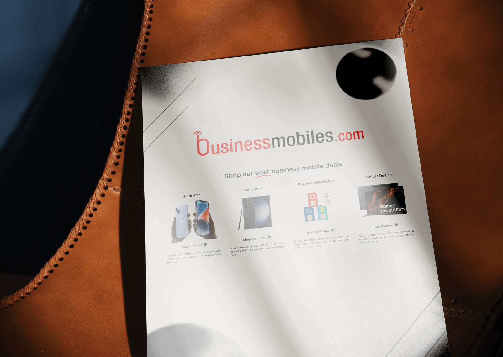 BusinessMobiles.com, Business Mobile Deals, Mobile Phones, Smartphone, Mobile Contracts, Mobile Plans, Mobile Network, Technology, Gadgets, Digital, E-commerce, Print Marketing, Brochure Design, Marketing Material