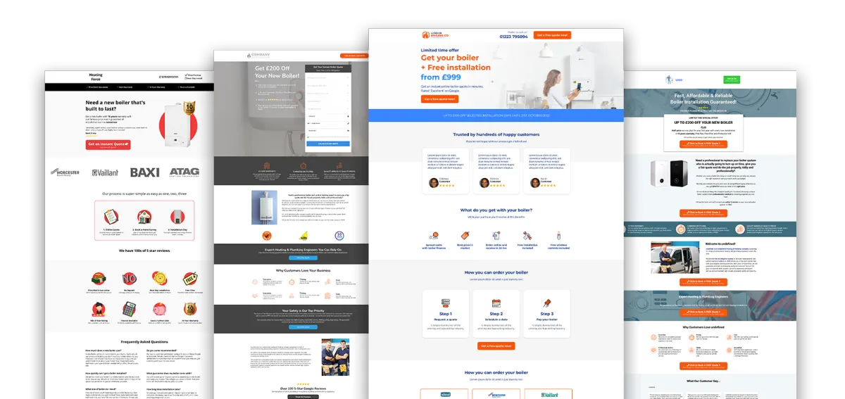 Boiler Installation Website Comparison