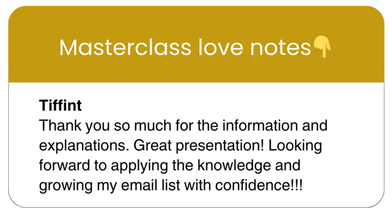 Masterclass Love Notes
